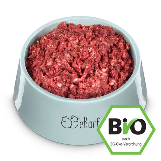 Cœur de bœuf bio haché eBarf