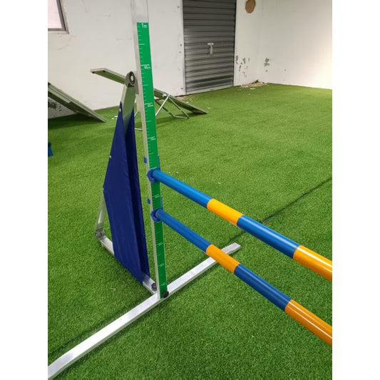 Tremplin d'agility professionnel Topmast - Double - Hauteur réglable