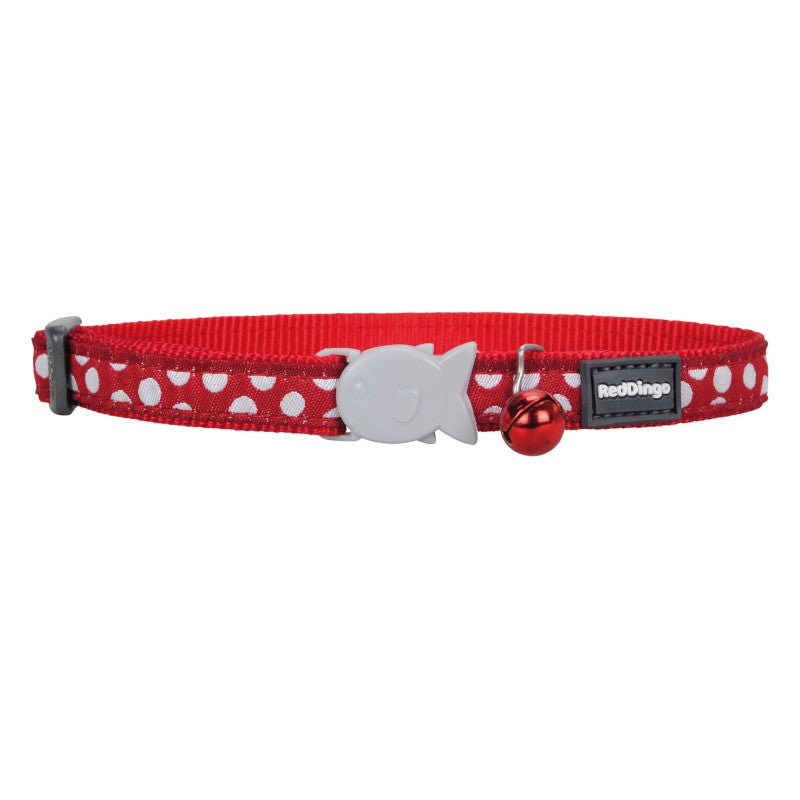Collier Chat Red Dingo Fantaisie À Pois - Trufféo