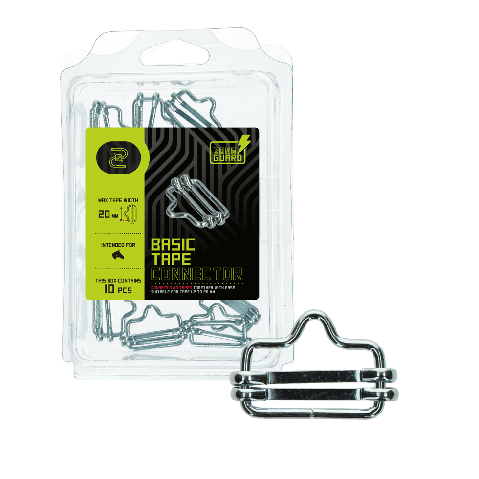 Connecteurs ruban clôture électrique 20 ou 40 mm – Lot de 10 - Trufféo
