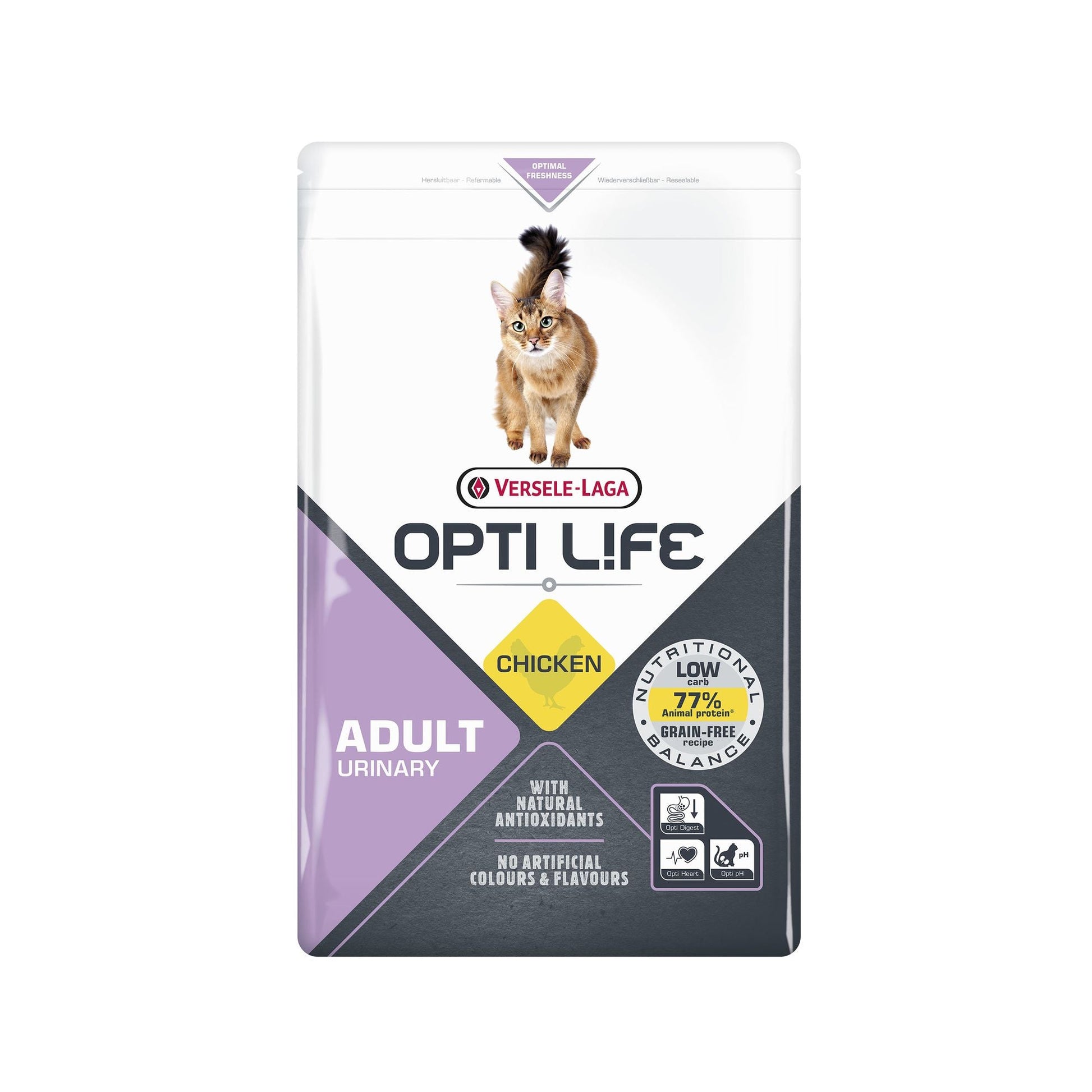 Croquettes Opti Life Chat Adulte Urinary au Poulet – Voies Urinaires, 2,5 kg - Trufféo