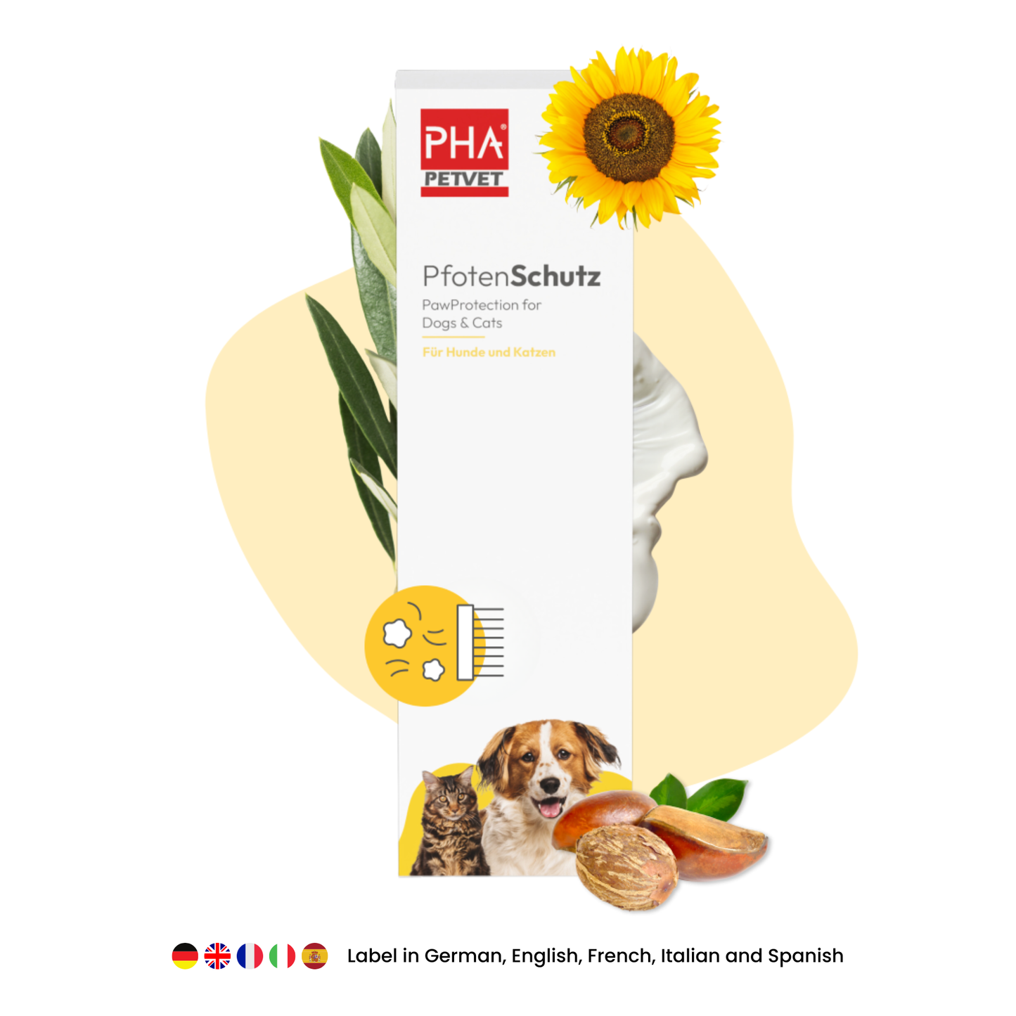 Protection des pattes PHA pour chiens et chats 125 ml Kauartikel.com GmbH
