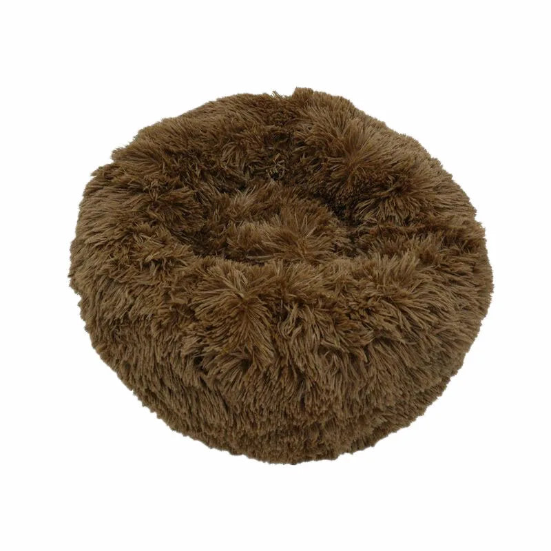 Round Cat Beds House Soft Long Plush Best Pet Dog Bed for Dogs Basket Pet Products Cushion Cat Bed Cat Mat Animals Sleeping Sofa