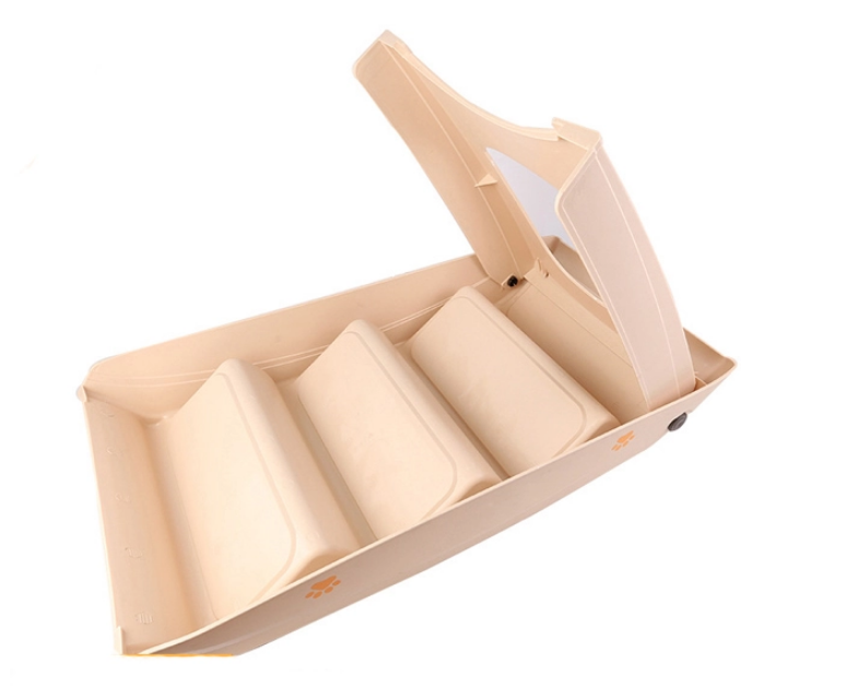 Topmast Hondentrap kunststof kleine hond - Beige 40 x 50 cm