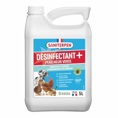 Désinfectant Saniterpen plus Fraîcheur Verte