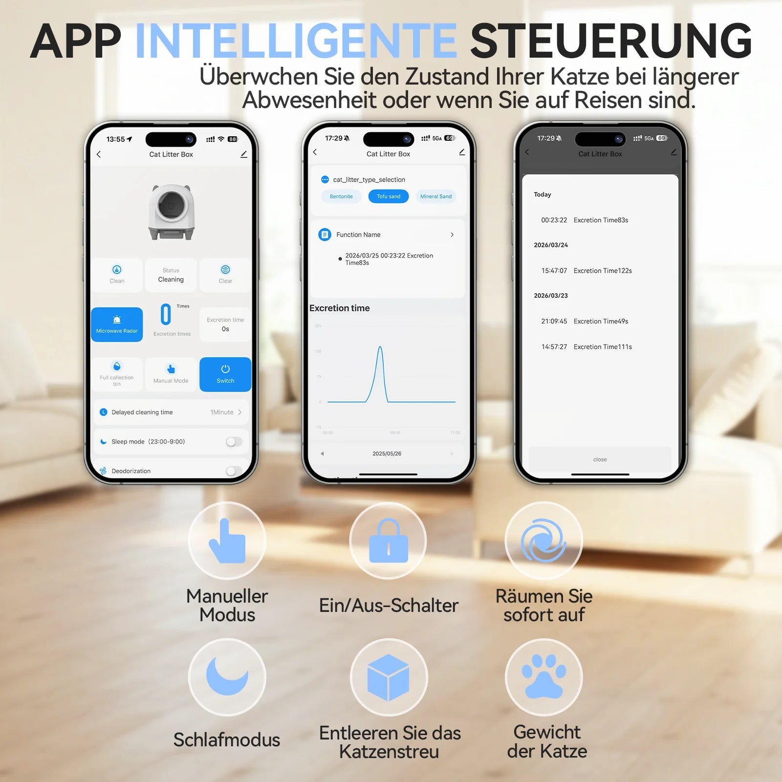 Devoko – Litière automatique connectée et autonettoyante pour chats - Trufféo