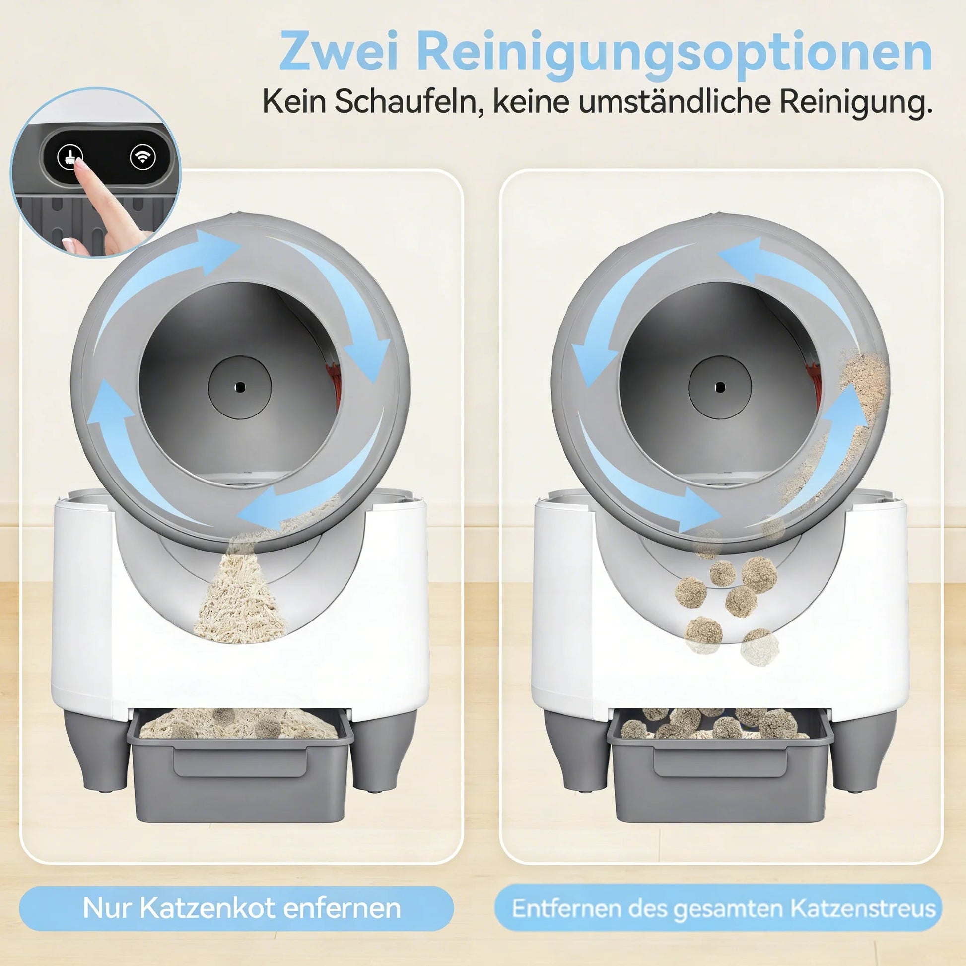 Devoko – Litière automatique connectée et autonettoyante pour chats - Trufféo