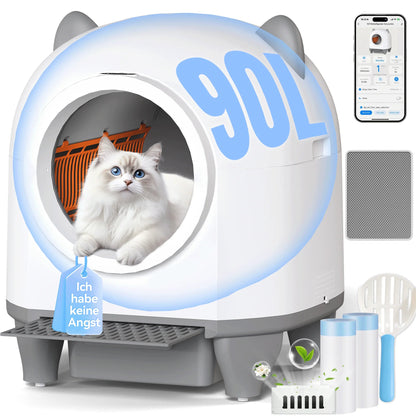 Devoko – Litière automatique connectée et autonettoyante pour chats - Trufféo