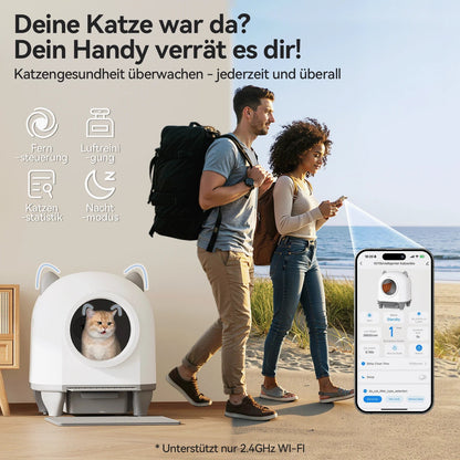 Devoko – Litière automatique connectée et autonettoyante pour chats - Trufféo