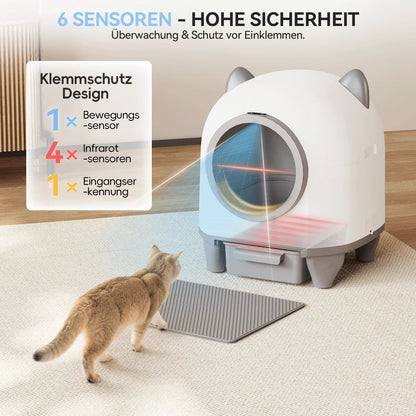 Devoko – Litière automatique connectée et autonettoyante pour chats - Trufféo
