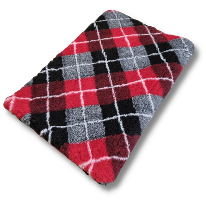 Vet Bed Diamond - Rood, Grijs & Zwart - Antislip Hondenmat