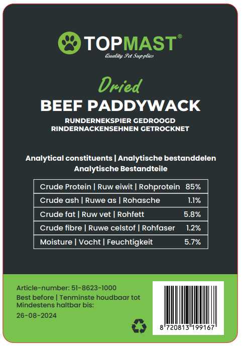 Topmast Nekspier - 100% Natuurlijke Hondensnack