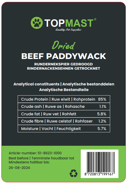 Topmast Nekspier - 100% Natuurlijke Hondensnack