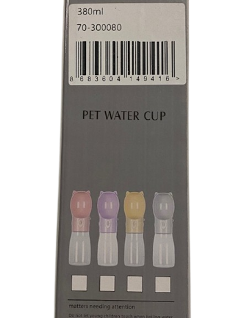 Drinkfles honden onderweg - Drinkfles honden  - 380 ML