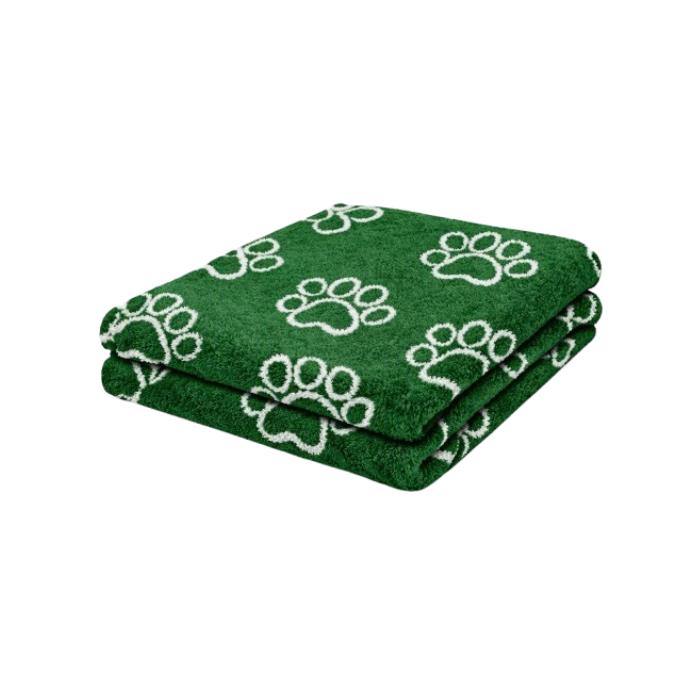 Tapis Vet Bed motif pattes verte exclusif Topmast