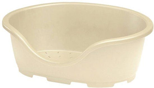 Panier pour chien Perla STRONG - Plastique ivoire crème
