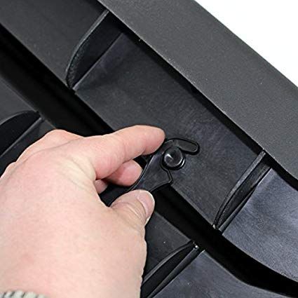 Rampe de voiture pliable Original - Plastique Rouge - Jusqu'à 90 kg