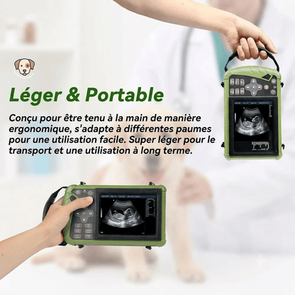 Échographe vétérinaire portable 5,6" pour chiens, moutons et porcs - Trufféo