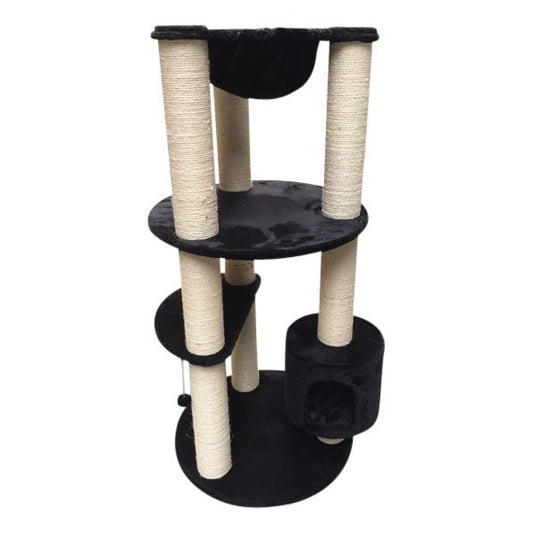 Topmast Heavy Krabpaal Alexandra Zwart 70 x 70 x 146 cm - Palen 12 cm Dik !