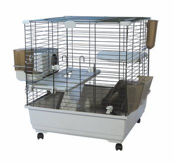 Knaagdierenkooi COMPLEET Beige/Groen