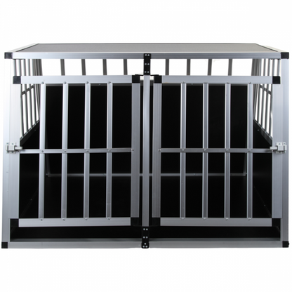 Cage de transport voiture Aluminium Double Porte Topmast - M - 89 x 69 x 50 cm