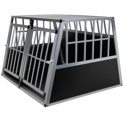 Cage de transport voiture Aluminium Double Porte Topmast - M - 89 x 69 x 50 cm