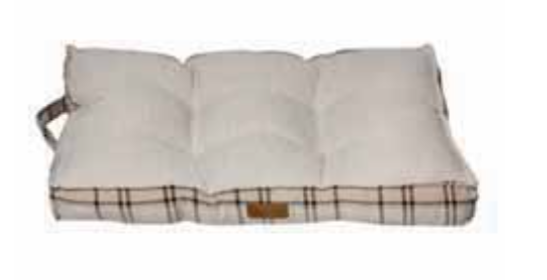 Topmast Derby Series Hondenkussen - Beige - XL - 103 x 83 x 13 cm
