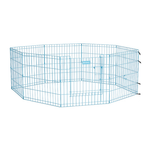 Parc pour Chiots Topmast Expandable - Bleu - XL Pliable - 560 x 60 cm