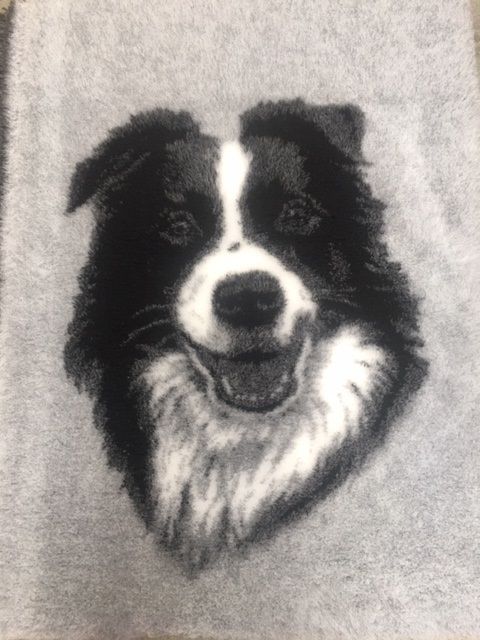 Vet Bed Border Collie Kop - anti-slip