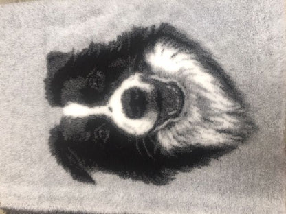 Vet Bed Border Collie Kop - anti-slip