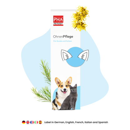 Soin auriculaire PHA pour chiens et chats 100 ml Kauartikel.com GmbH