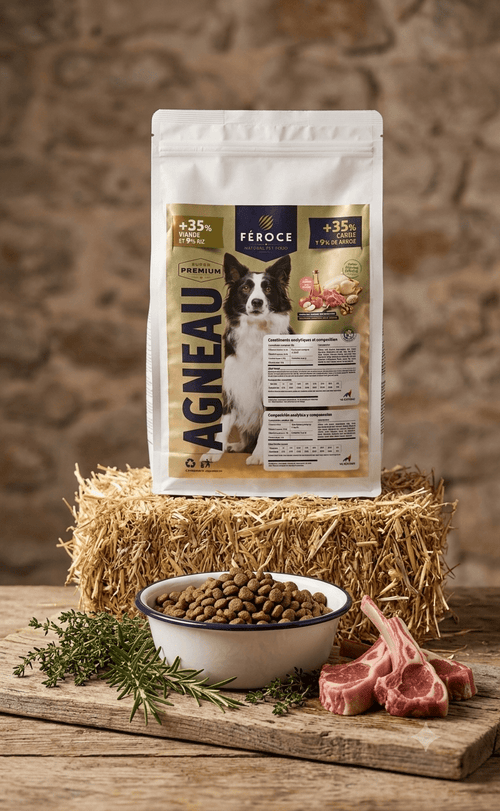 Féroce Agneau – Digestion sensible – Croquettes chien adulte 15 kg