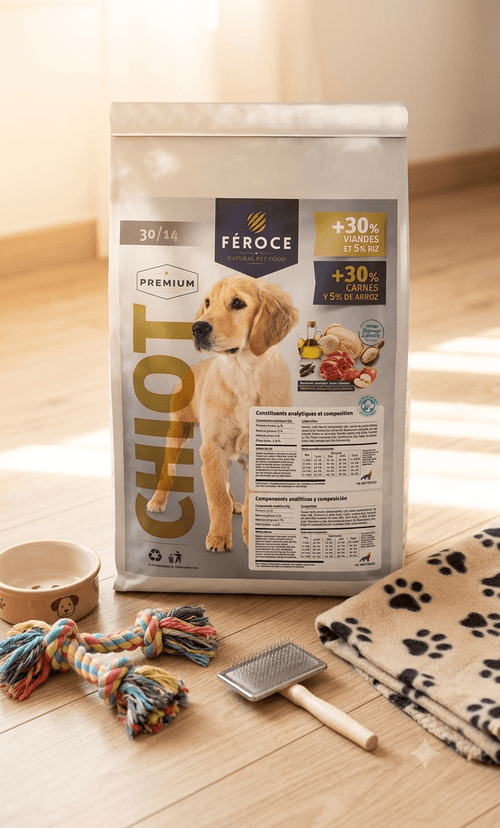 Féroce Chiot 30/14 – Croissance & énergie – Croquettes 15 kg