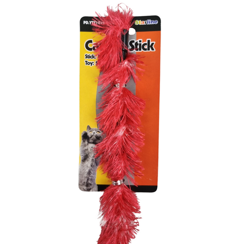 Canne à Pêche pour Chat Softy - Peluche - 47 cm