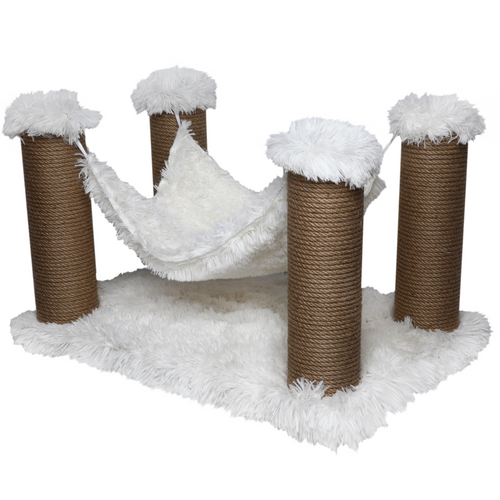 Griffoir Topmast Fluffy Maui Blanc - Design Tropical