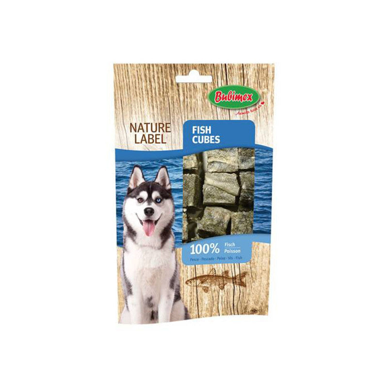 Friandises Fish Cubes Nature Label Bubimex