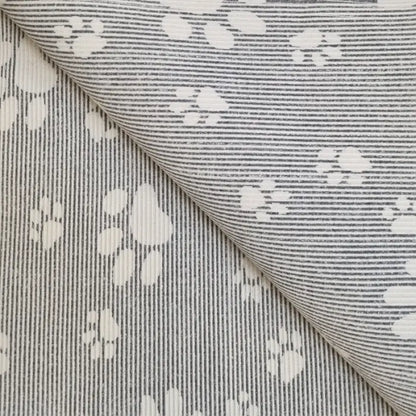 Vetbed à motifs empreintes de pattes deux couleurs – Toutes couleurs Trufféo