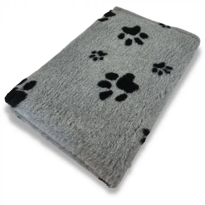 Vetbed à motifs empreintes de pattes deux couleurs – Toutes couleurs Trufféo