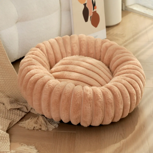 Topmast Donut - Coussin Côtelé Taupe - 80 cm