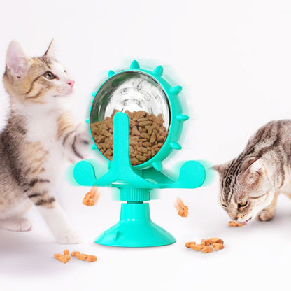 Topmast Kattenspeelgoed Food Mill - Turquoise - 16 x 14 cm