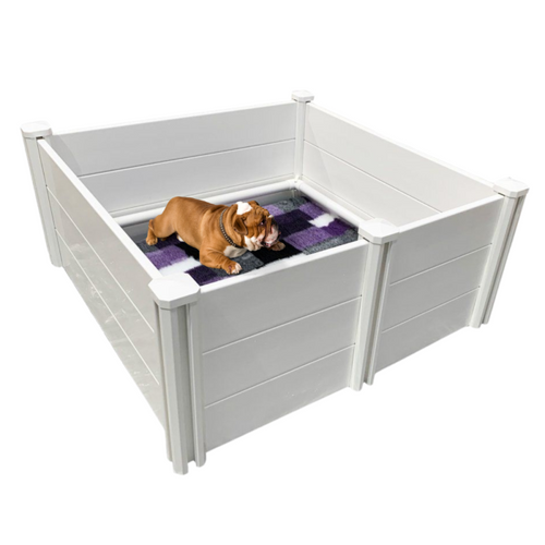 Topmast Whelping Box with Rigid PVC Extension - Size of your choice