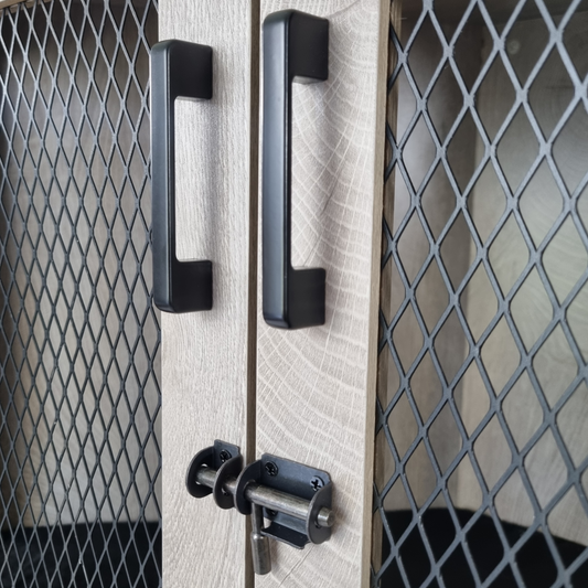 Cage luxueuse Mira Topmast- Modèle d'angle - 109 x 60 x 67 cm - Grise