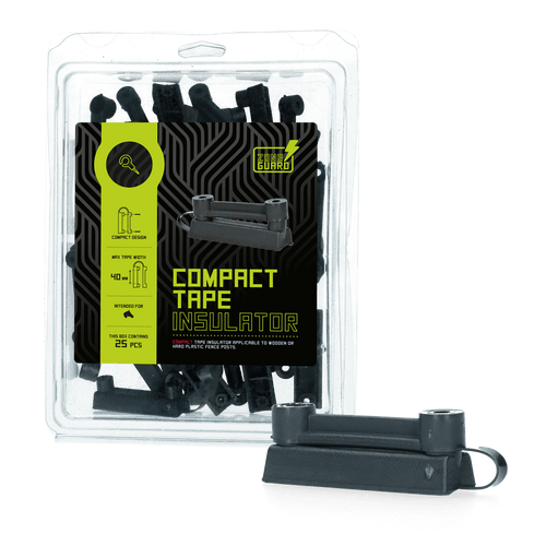 Isolateurs ruban clôture électrique 40 mm – Lot de 25