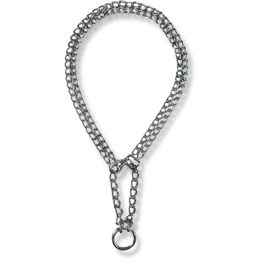 Topmast Slipketting Deluxe - Dubbele Halsband