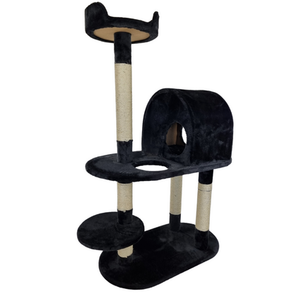 Topmast Krabpaal Fiona - Zwart - 75 x 41 x 124 cm