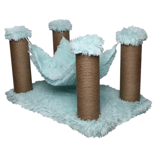 Griffoir Fluffy Maui Poil Long - Bleu Ciel