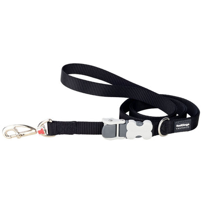 Laisse Superlead Plain Red Dingo – 1,10 à 1,80 m, Noir RED DINGO