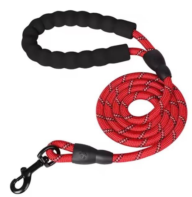 Longe de Tracking Topmast - 2 mètres - 12mm - Poignée Soft Grip - Rouge Chiné - Trufféo