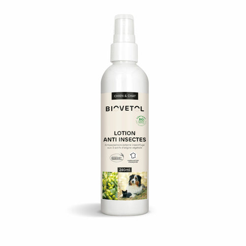 Natural Leave-In Insect Repellent Lotion – Dog & Cat, 240 ml (BIOVETOL)