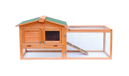 Topmast Konijnenhok Sunshine - 155 x 53 x 70 cm - Voor Buiten - Hout